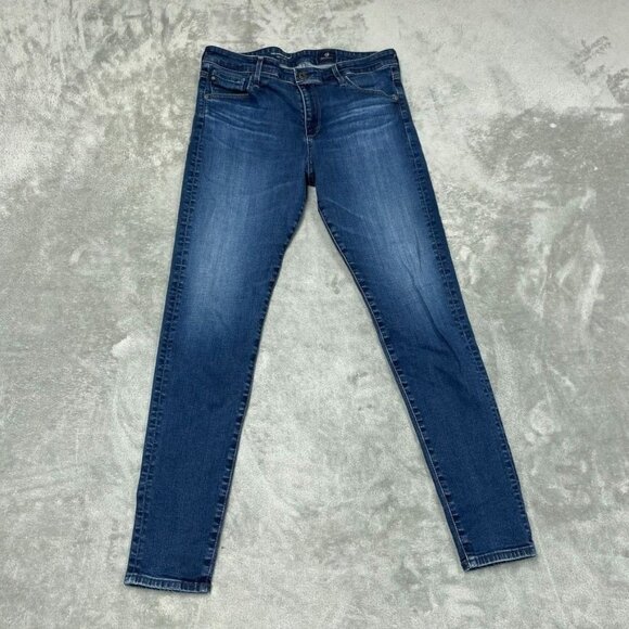 AG Adriano Goldschmied The Farrah Skinny High-Rise Jeans Womens Size 27 a0188 - Picture 1 of 11
